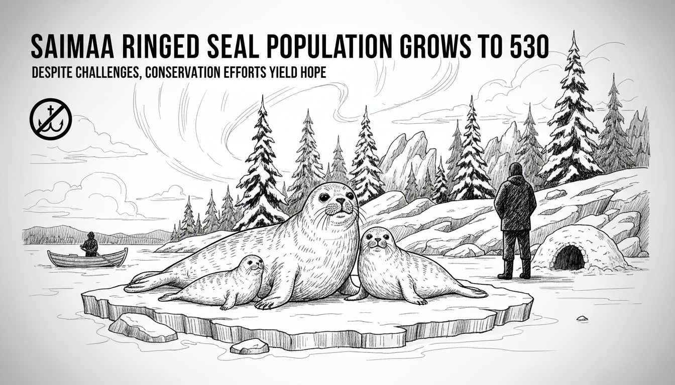 Saimaa Ringed Seal Population Grows to 530 Despite Challenges