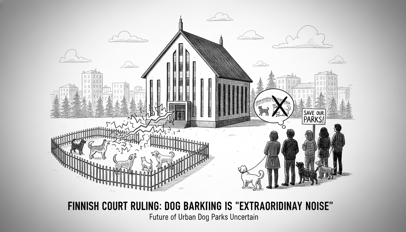 Finnish Court Rules Dog Park Barking Violates Noise Laws