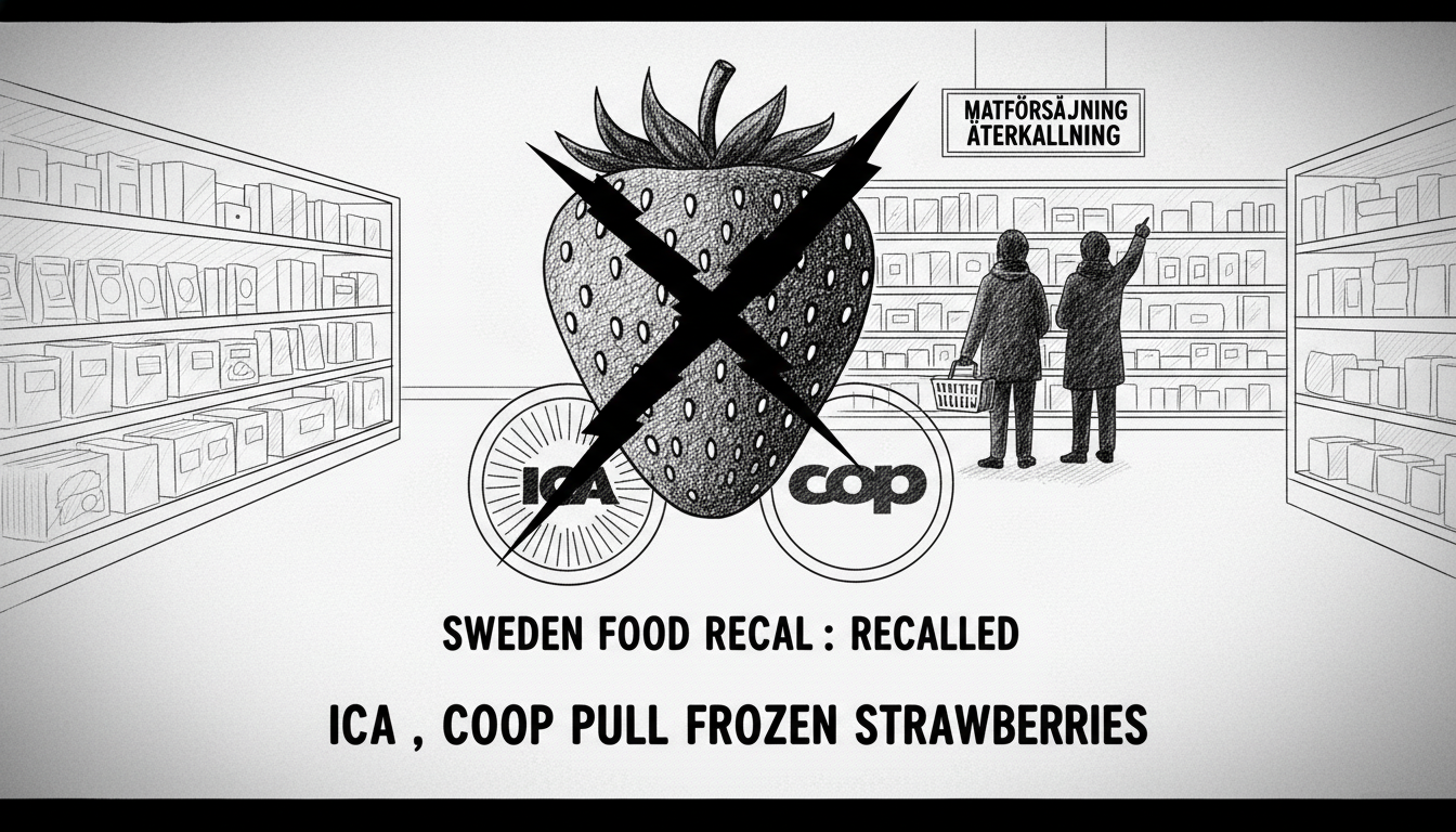 Sweden Food Recall: ICA, Coop Pull Frozen Strawberries