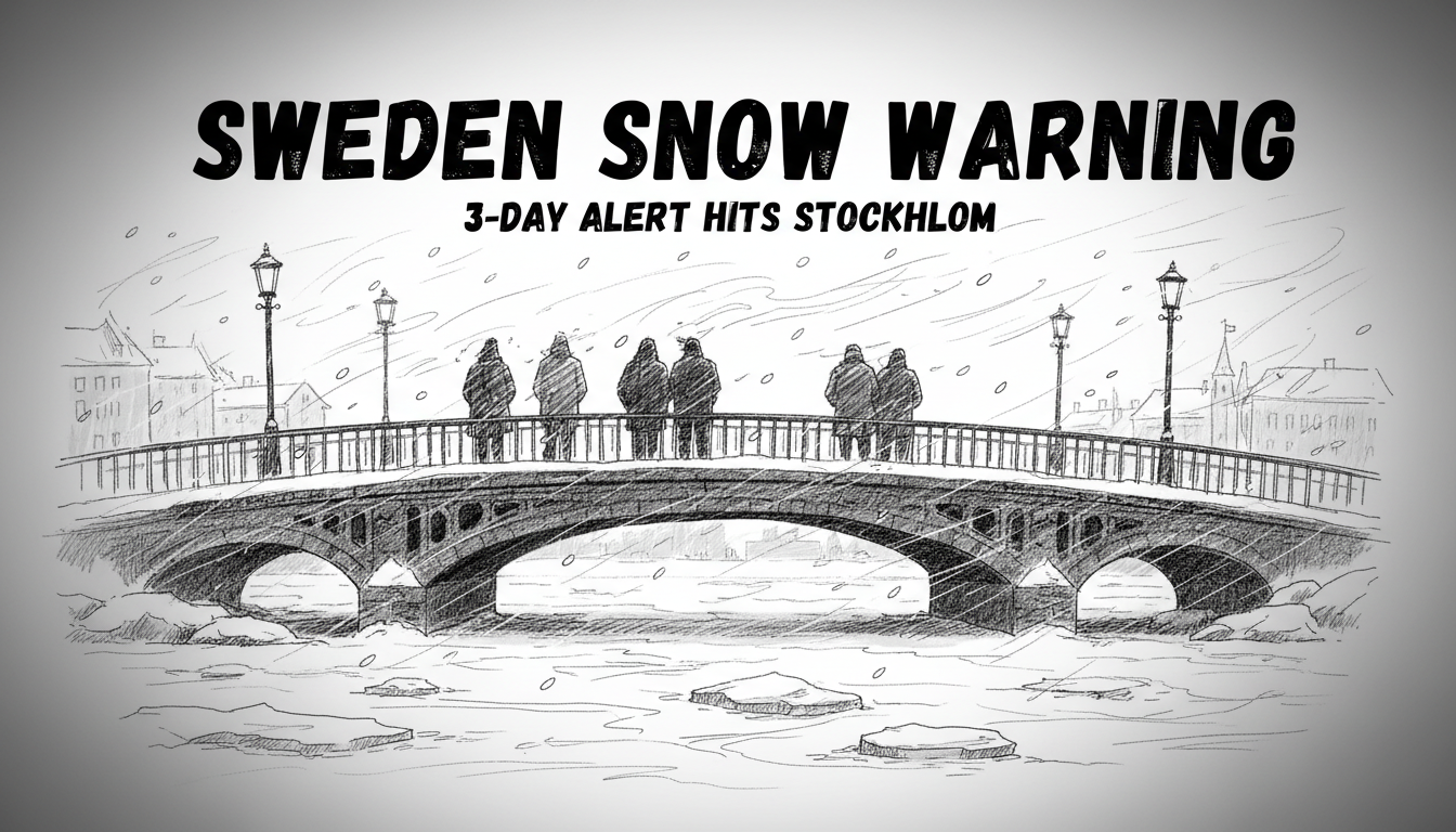 Sweden Snow Warning: 3-Day Alert Hits Stockholm