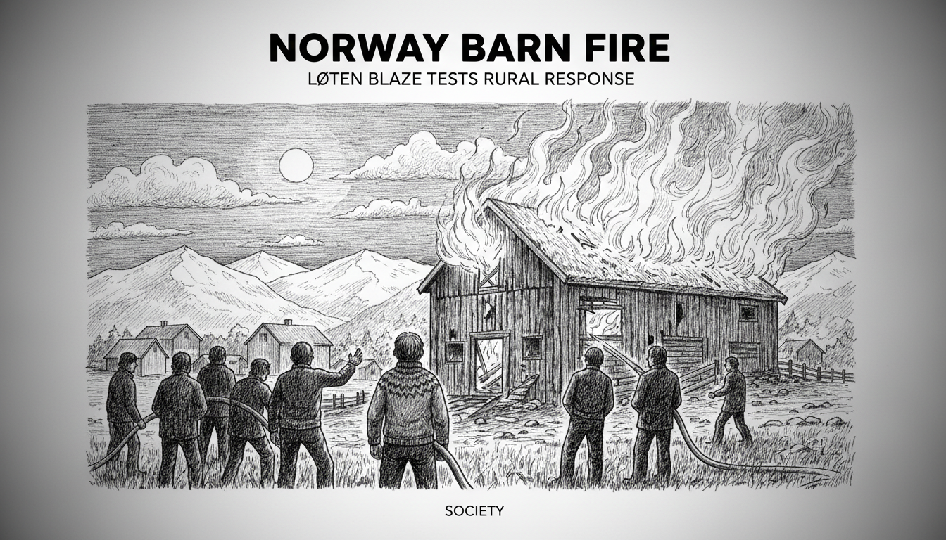 Norway Barn Fire: Løten Blaze Tests Rural Response