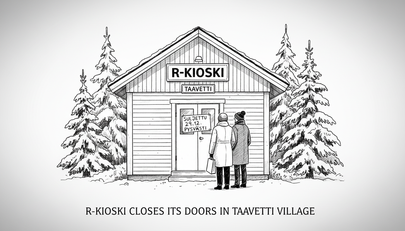 R-kioski Closes Its Doors in Taavetti Village