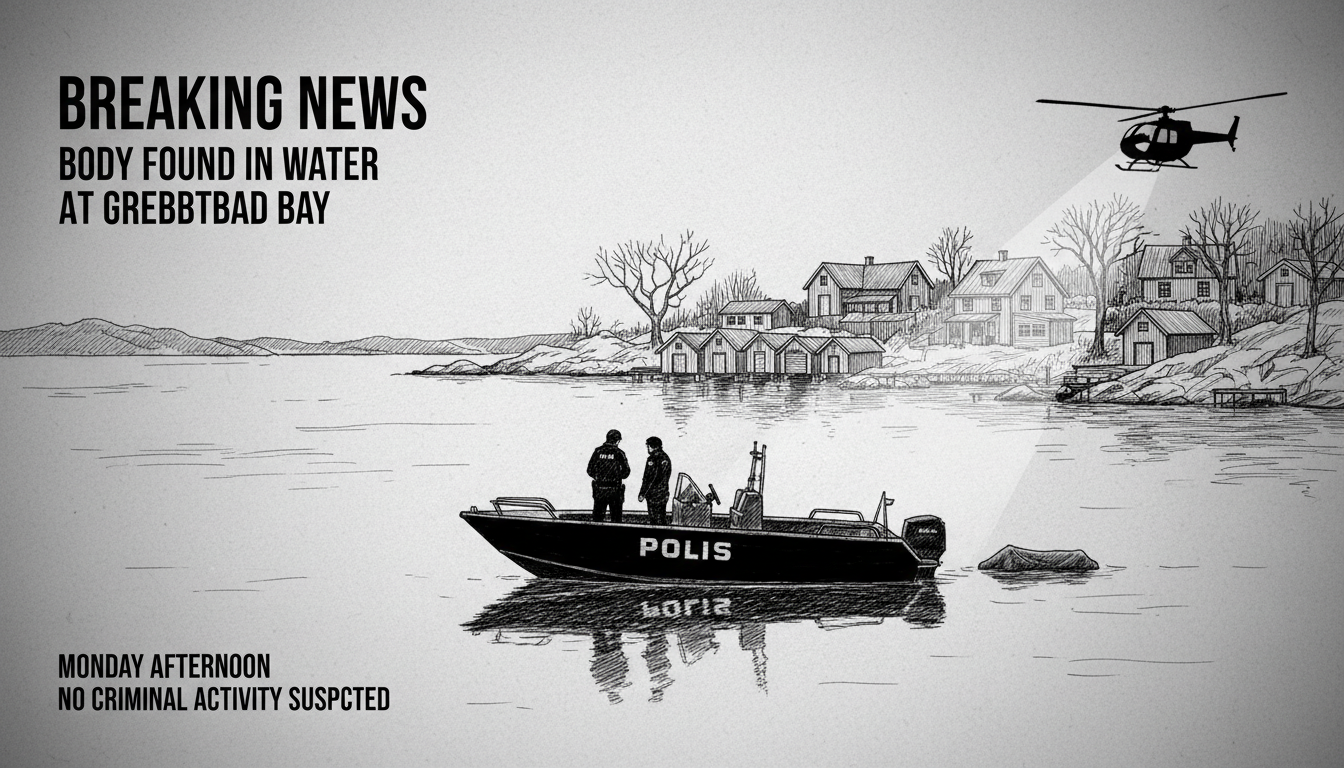 Body Found in Water at Grebbestad Bay