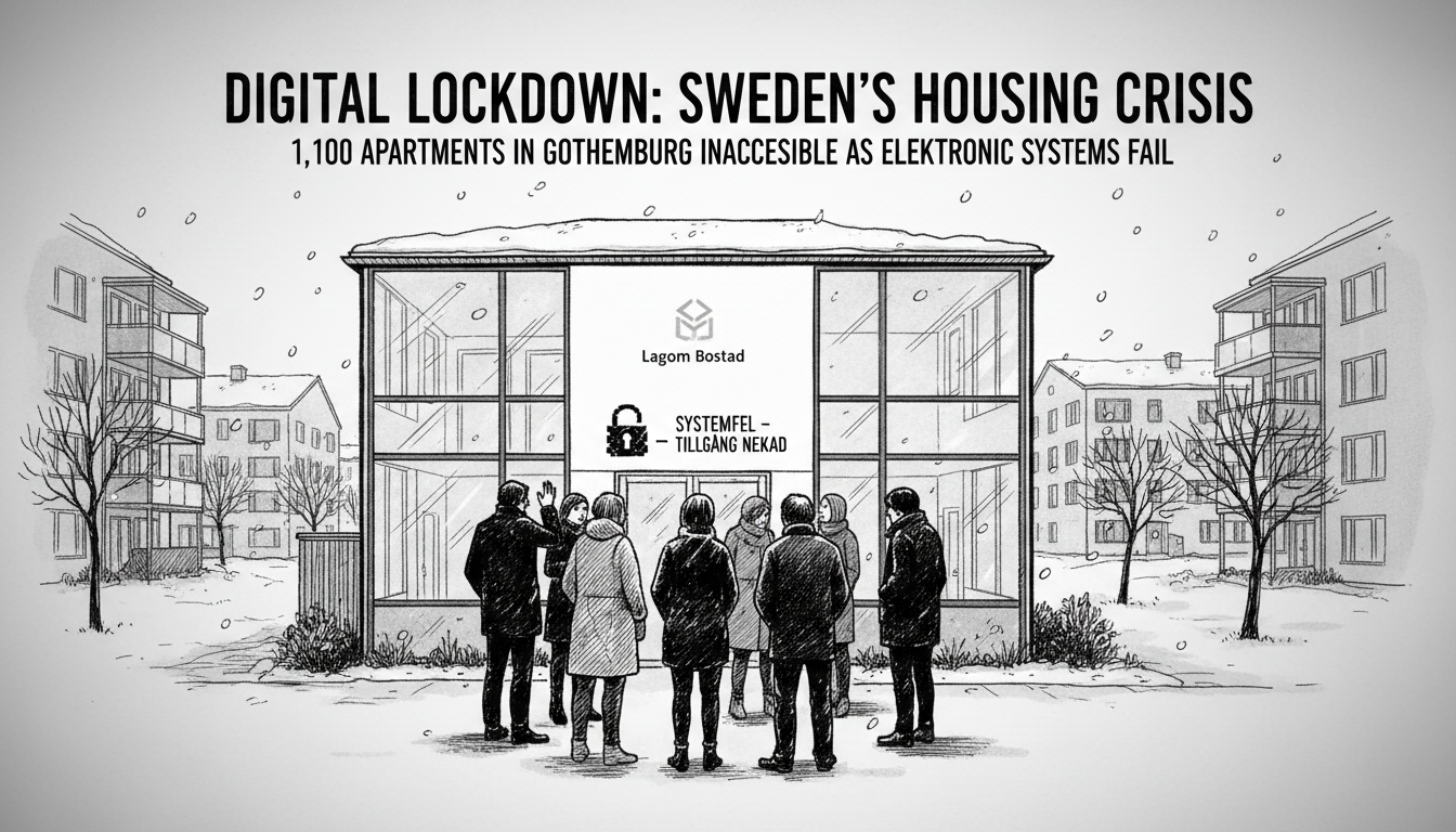 Major Swedish Housing Complex Locksystem Failure Disrupts Residents