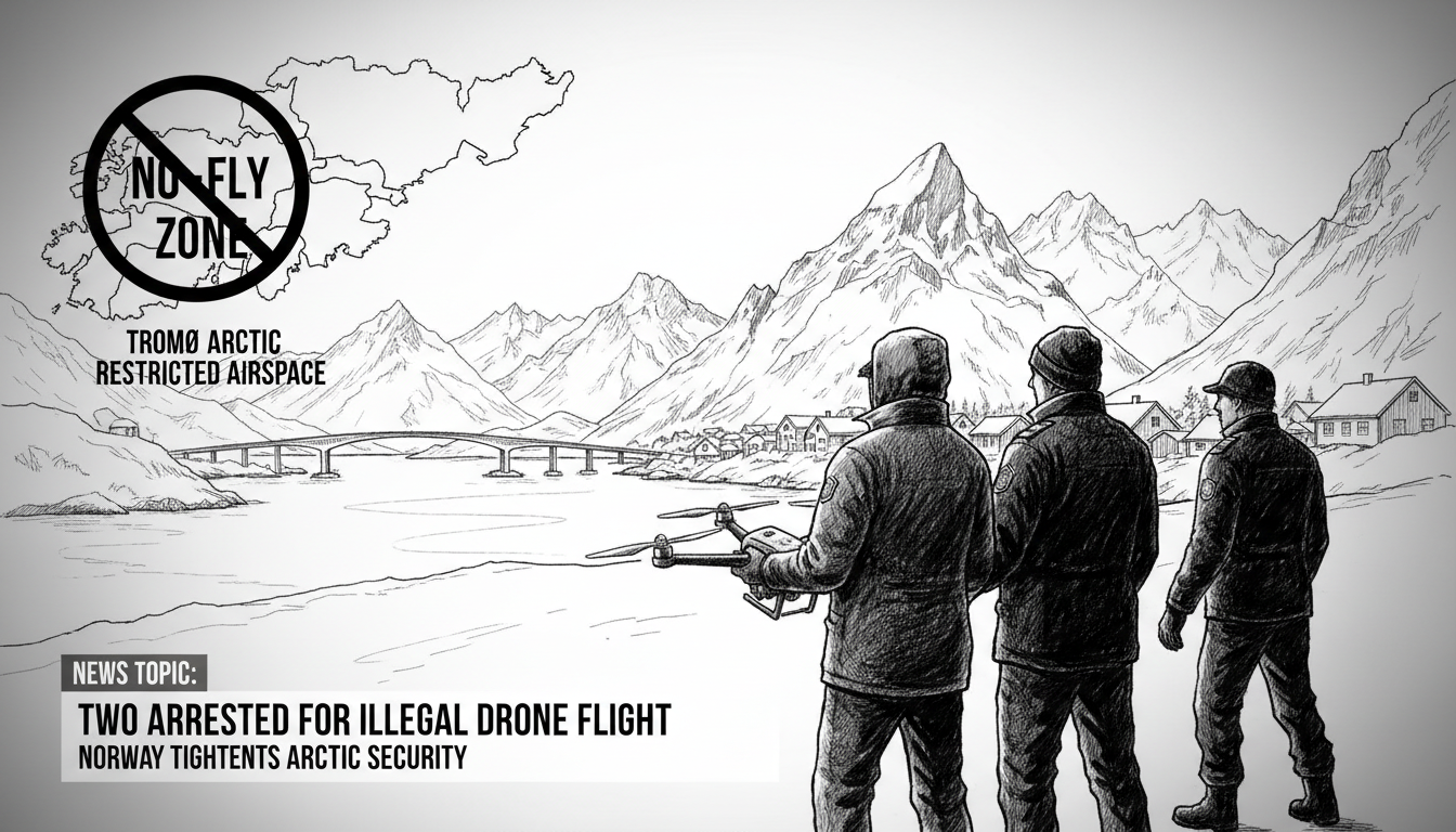 Two Arrested for Illegal Drone Flight in Tromsø Restricted Zone
