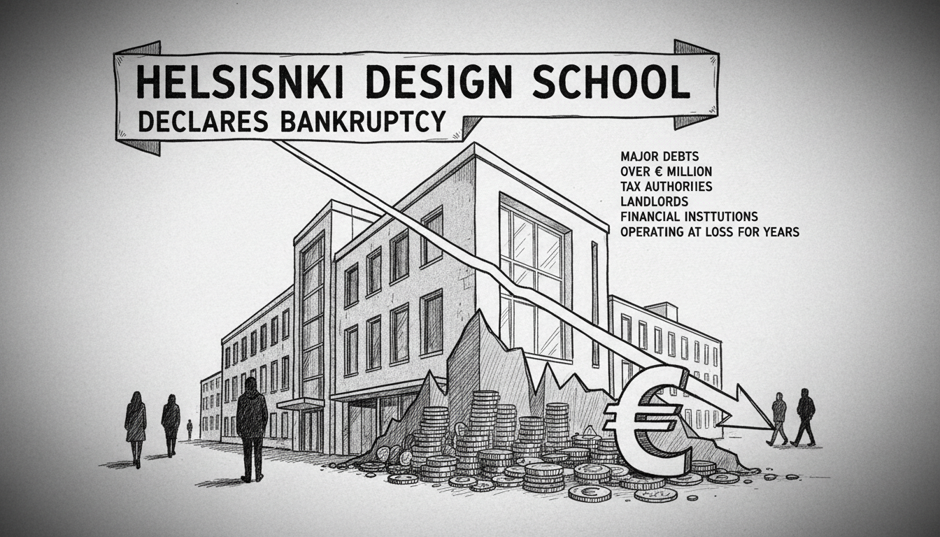 Helsinki Design School Declares Bankruptcy with Major Debts