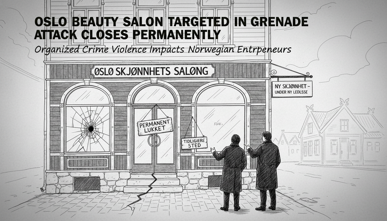 Oslo Beauty Salon Targeted in Grenade Attack Closes Permanently