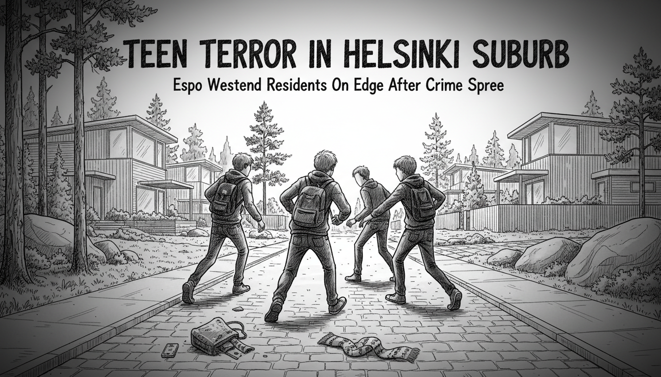 Teenage Boys Terrorize Upscale Helsinki Suburb Residents