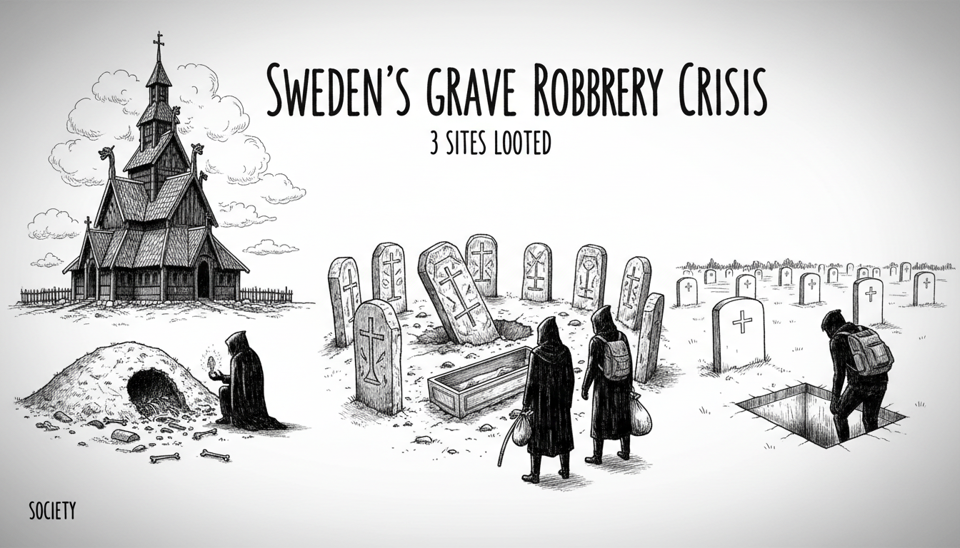 Sweden's Grave Robbery Crisis: 3 Sites Looted