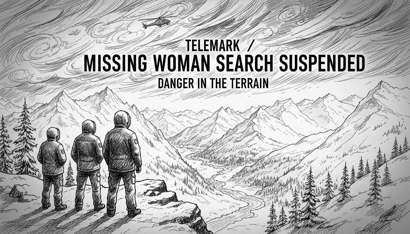 Police End Search for Missing Woman in Telemark's Treacherous Terrain