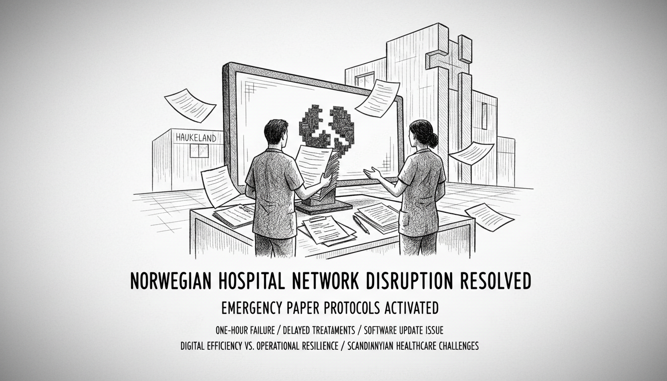 Norwegian Hospital Network Disruption Resolved After Emergency Protocols Activated