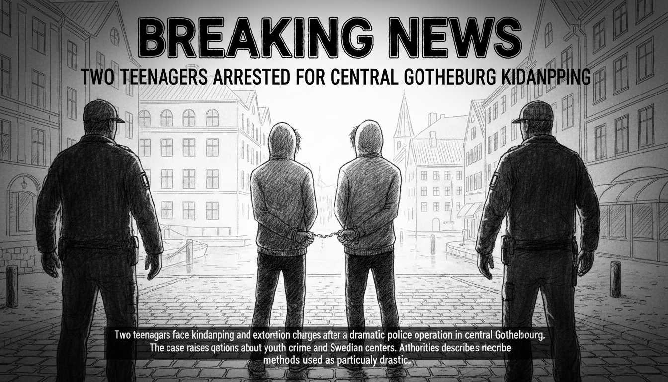 Two Teenagers Arrested for Central Gothenburg Kidnapping