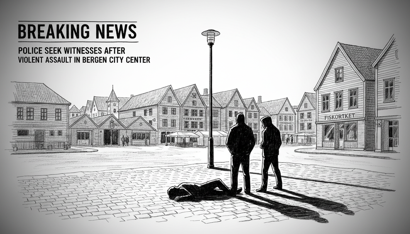 Police Seek Witnesses After Violent Assault in Bergen City Center