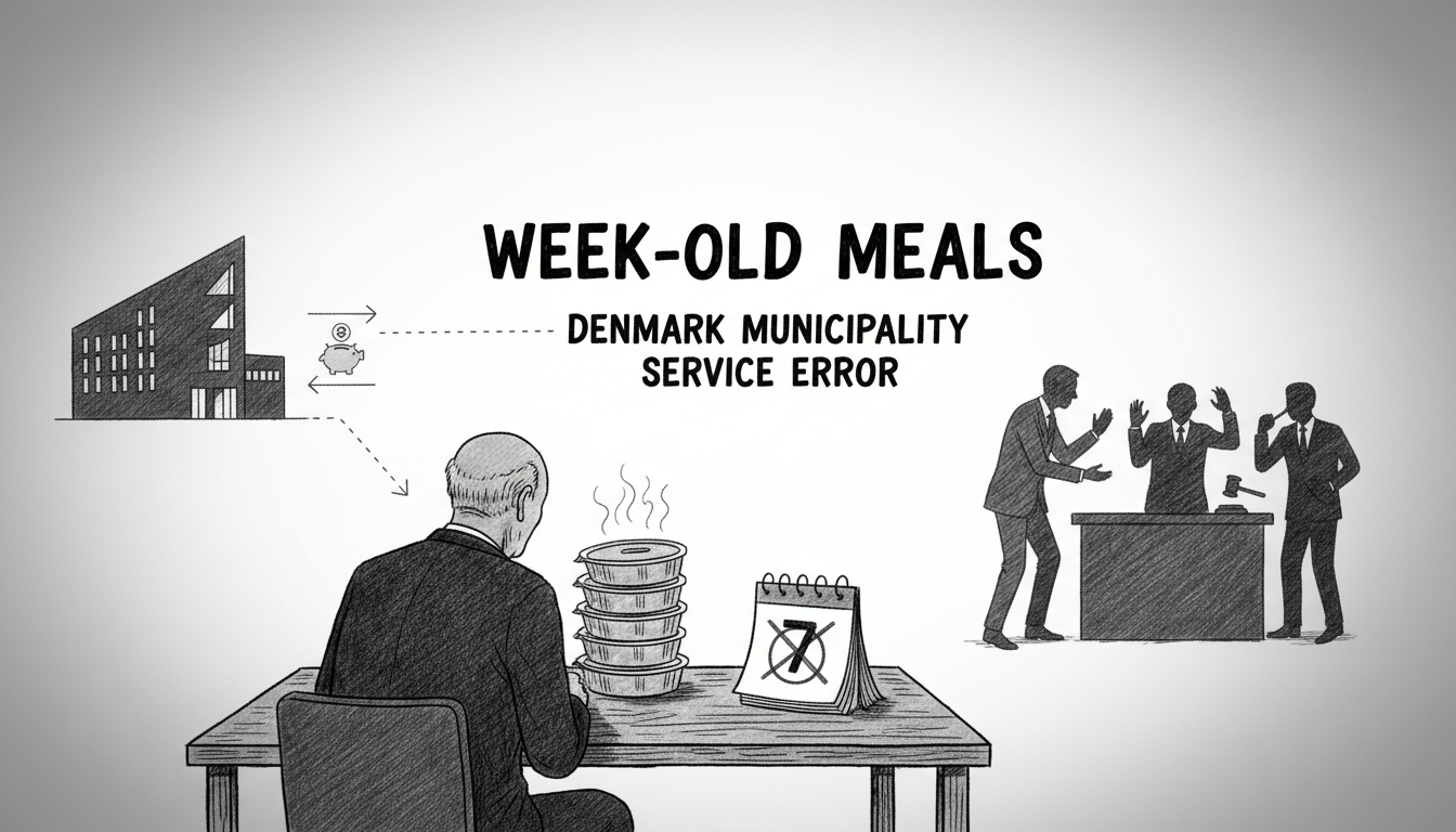 Elderly Man Receives Week-Old Meals in Danish Municipality Service Error