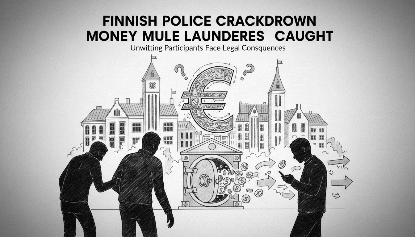 Finnish Police Catch More Money Mule Launderers in Fraud Cases