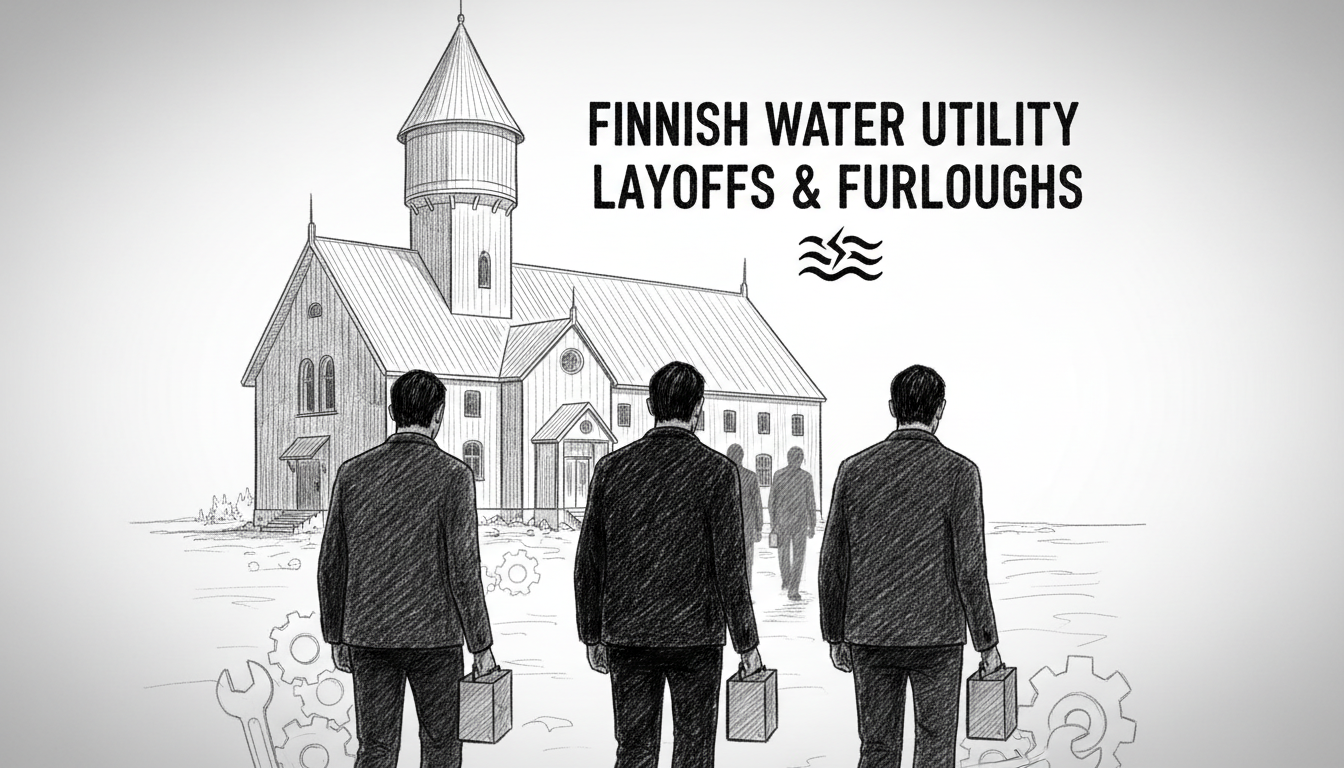 Finnish Water Utility Announces Layoffs and Temporary Furloughs