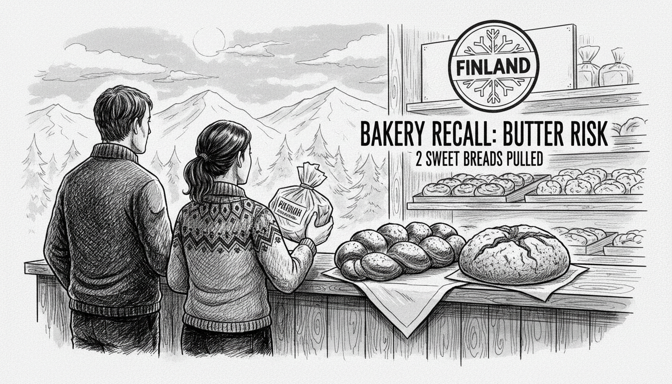 Finland Bakery Recall: 2 Sweet Breads Pulled Over Butter Risk