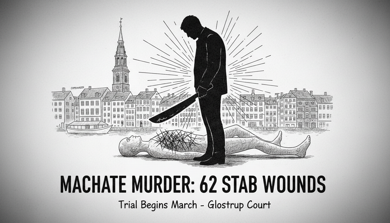 Machete Murder Victim Stabbed 62 Times in Copenhagen Attack