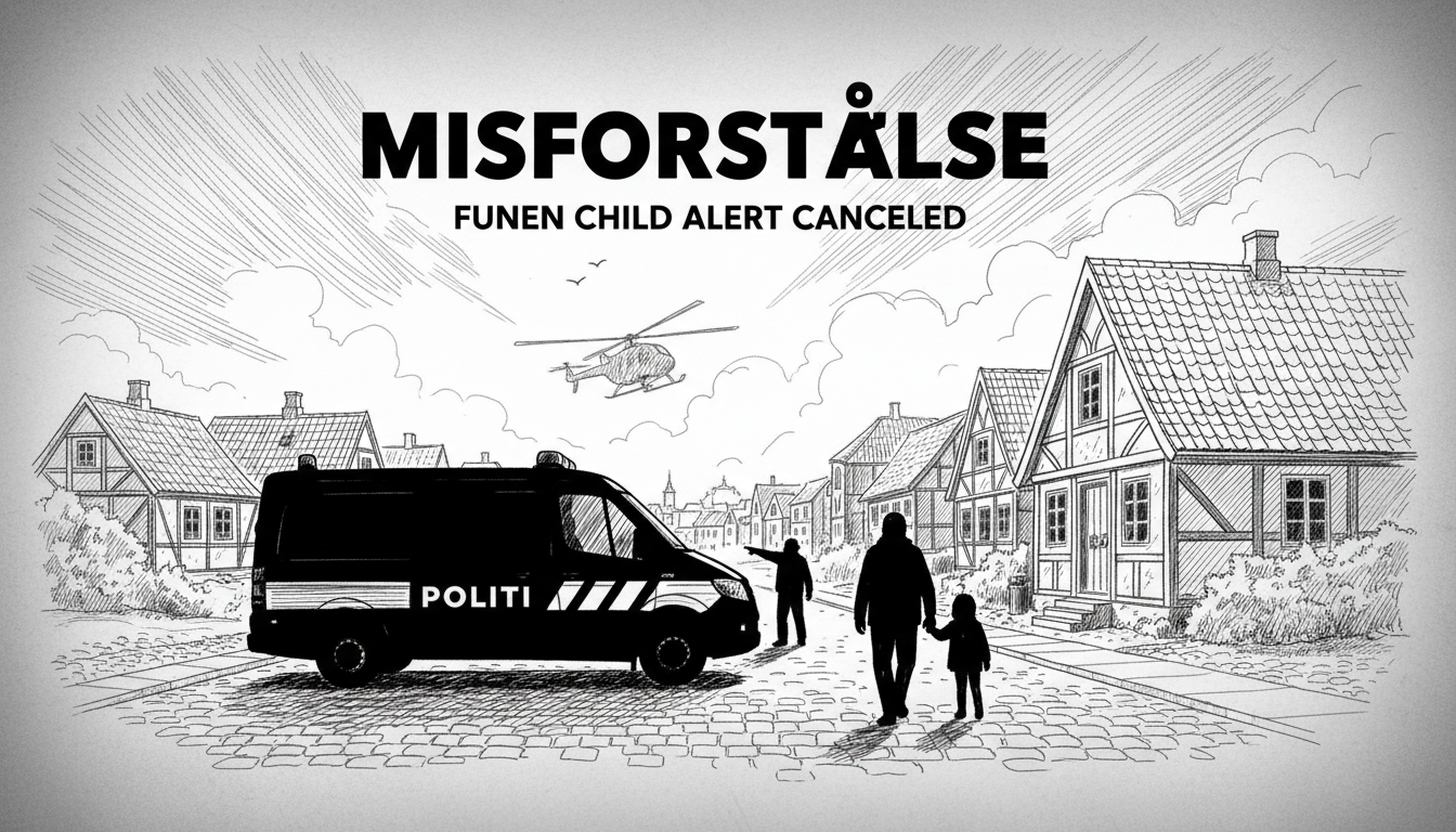 Police Cancel Missing Child Alert on Funen After Misunderstanding