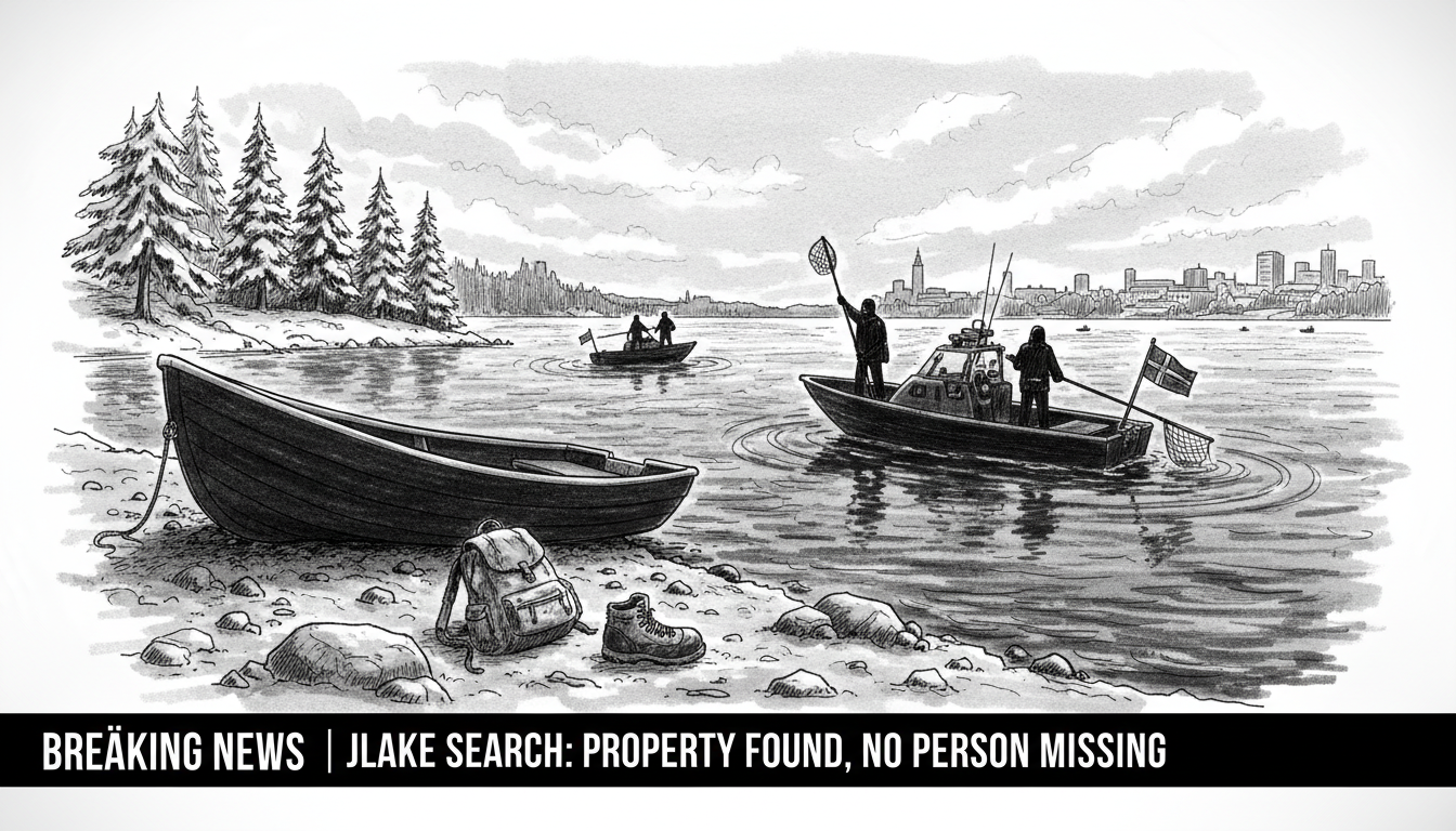 Search Operation at Jyväsjärvi Lake Finds Property But No Missing Person