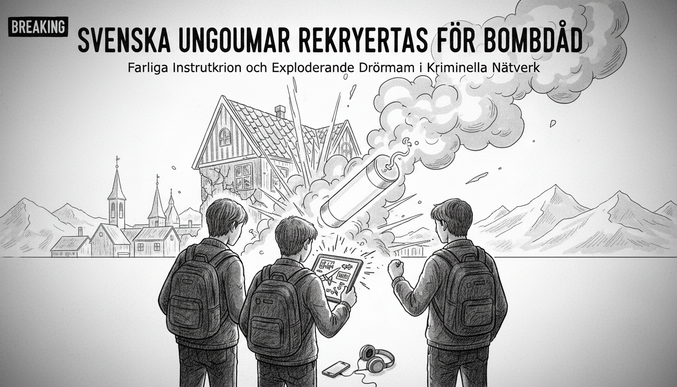Swedish Teenagers Recruited for Bomb Attacks with Dangerous Instructions
