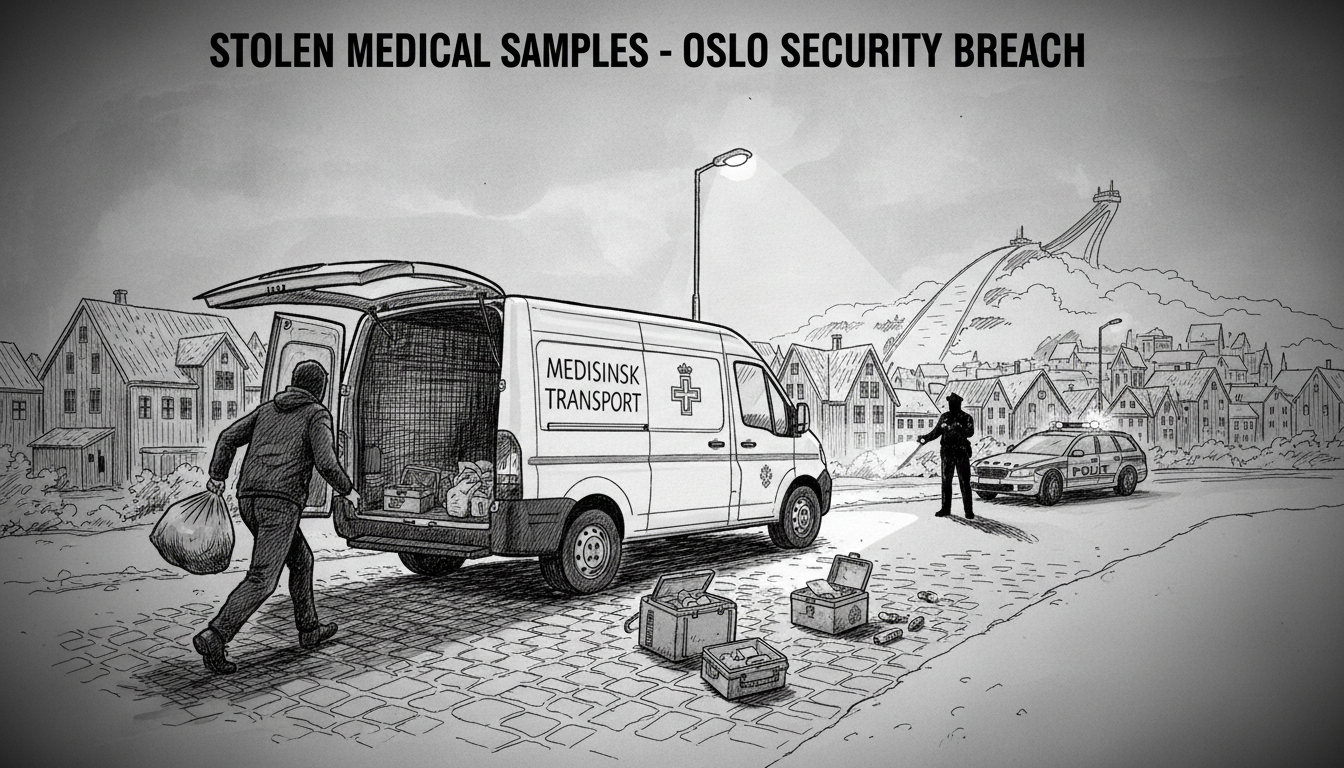 Stolen Medical Samples from Oslo Delivery Van Raise Security Concerns