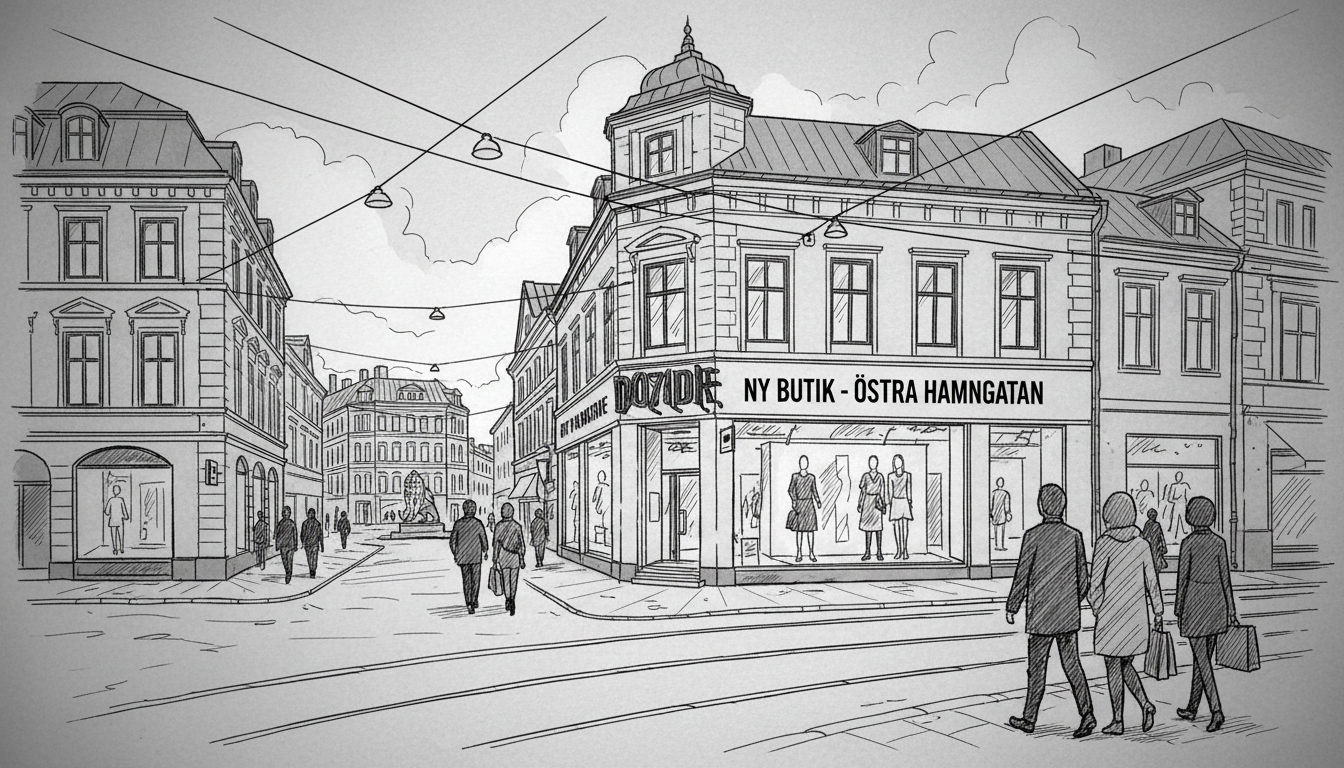 New Retail Shop Opens on Gothenburg's Main Shopping Street