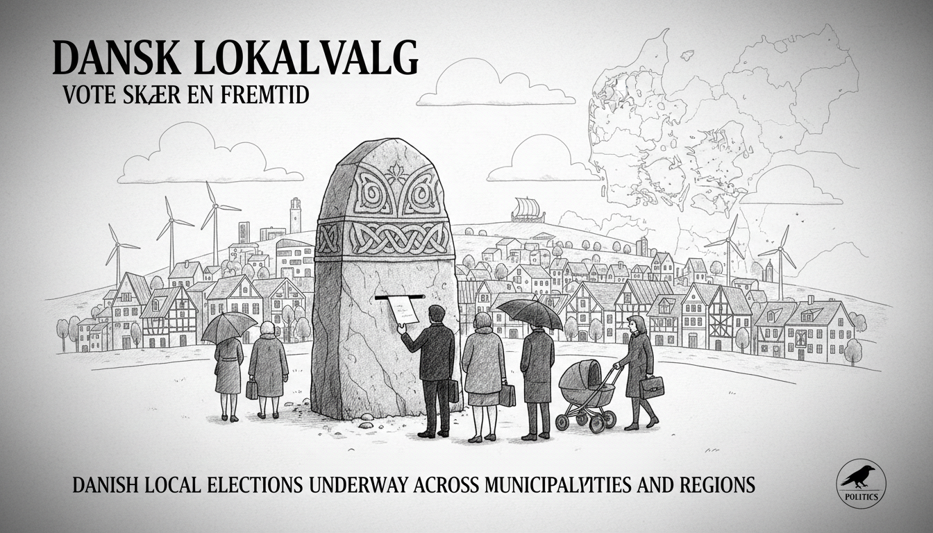 Danish Local Elections Underway Across Municipalities and Regions