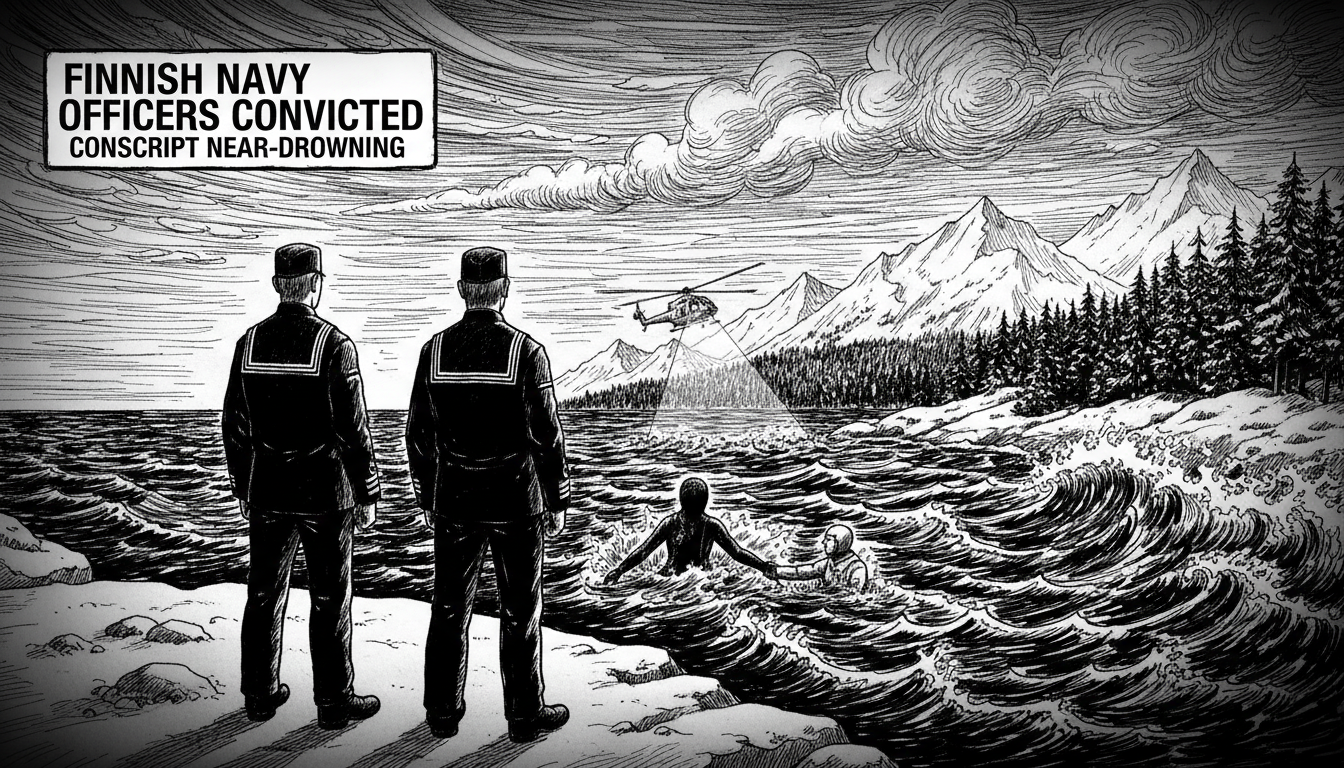 Finnish Navy officers convicted in conscript near-drowning incident