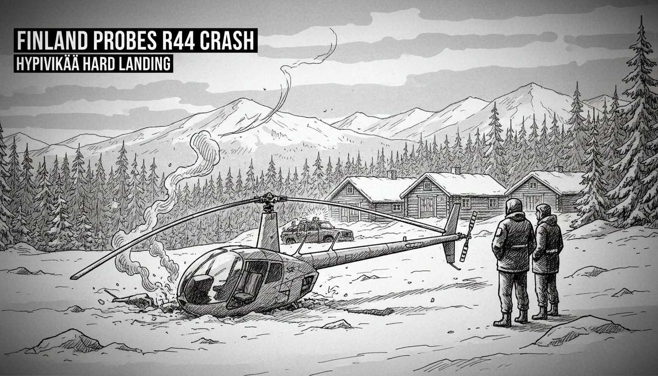 Finland Probes Robinson R44 Crash: Hyvinkää Hard Landing