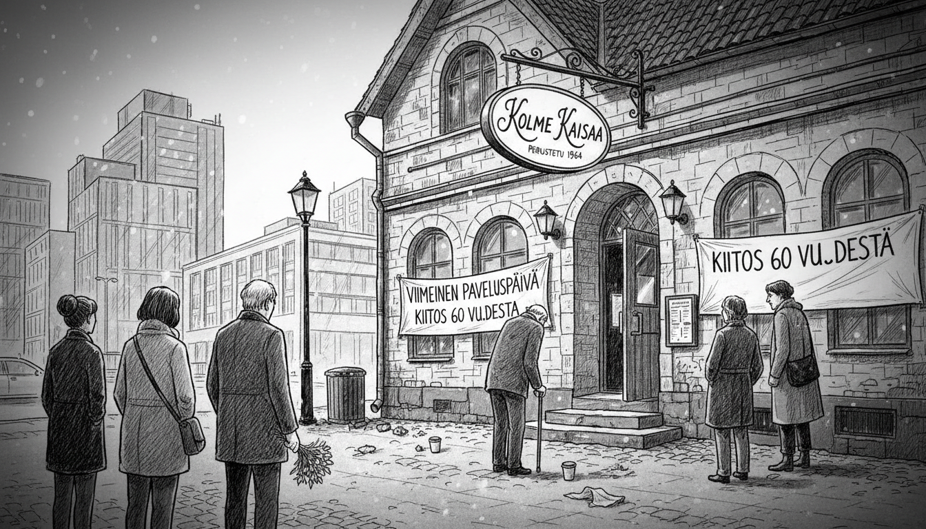 Legendary Helsinki Restaurant Kolme Kaisaa to Close Doors After Decades