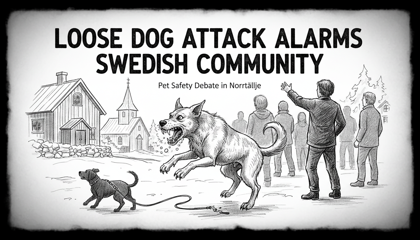 Loose Dog Attack Sparks Concern Over Pet Safety in Swedish Community