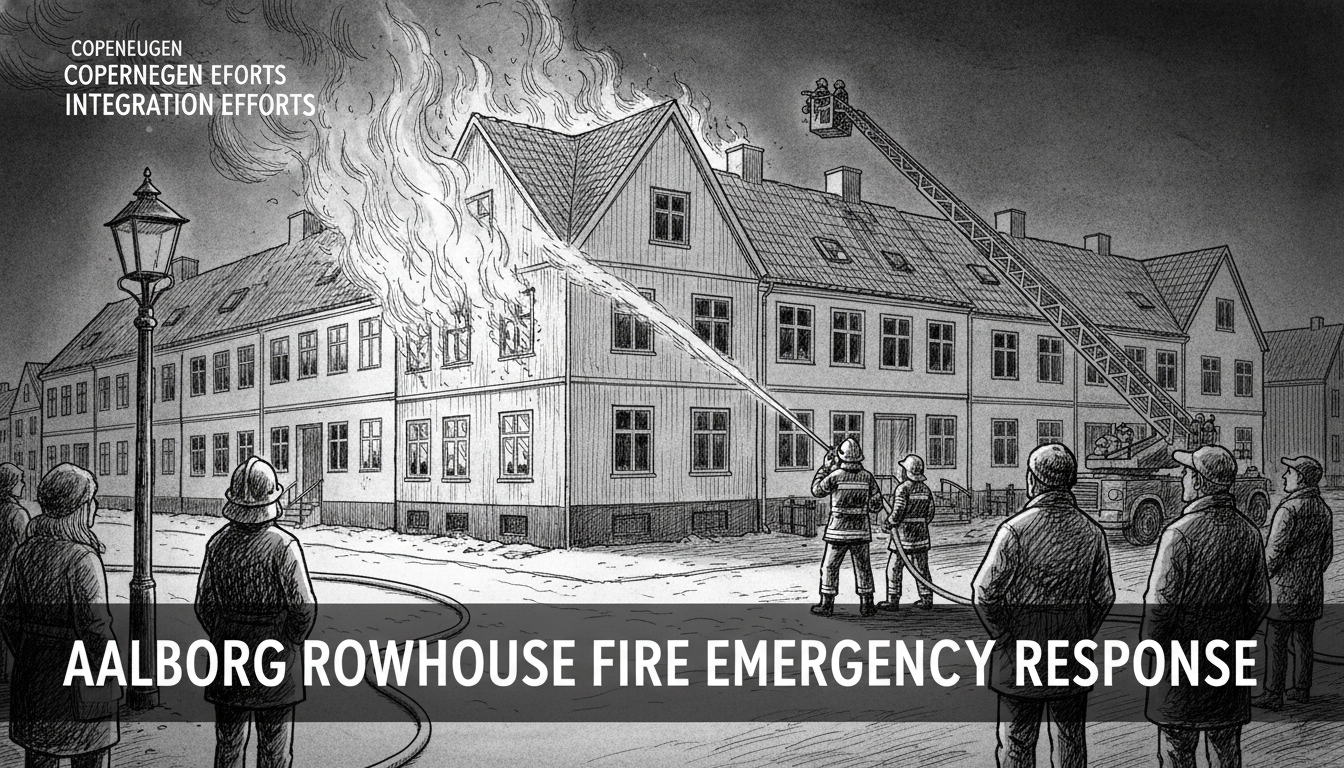 Copenhagen Integration Efforts Tested by Aalborg Rowhouse Fire Emergency Response