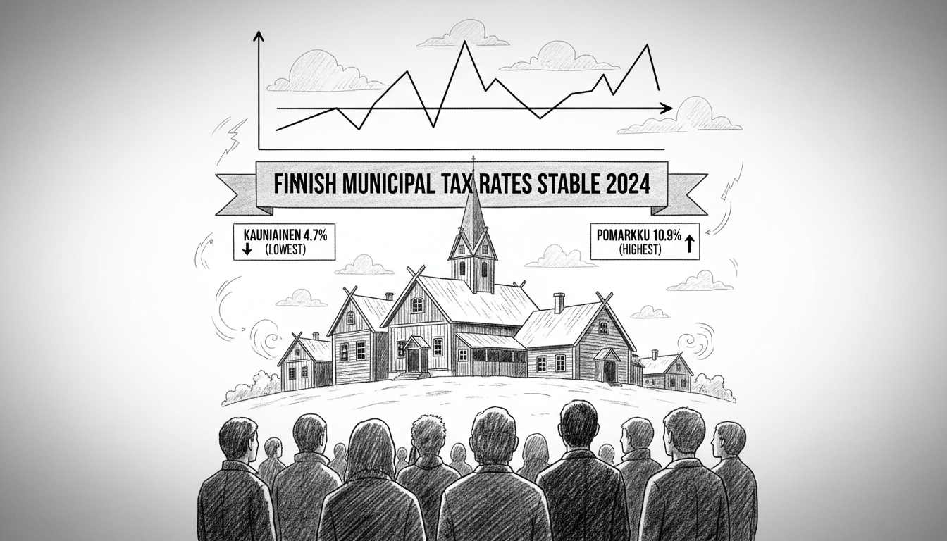 Finnish Municipal Tax Rates Remain Stable Amid Economic Pressure