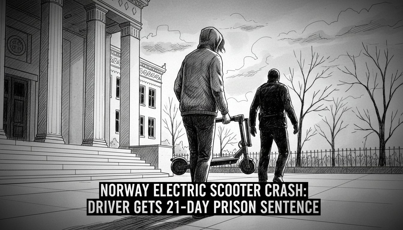 Norway Electric Scooter Crash: Driver Gets 21-Day Prison Sentence