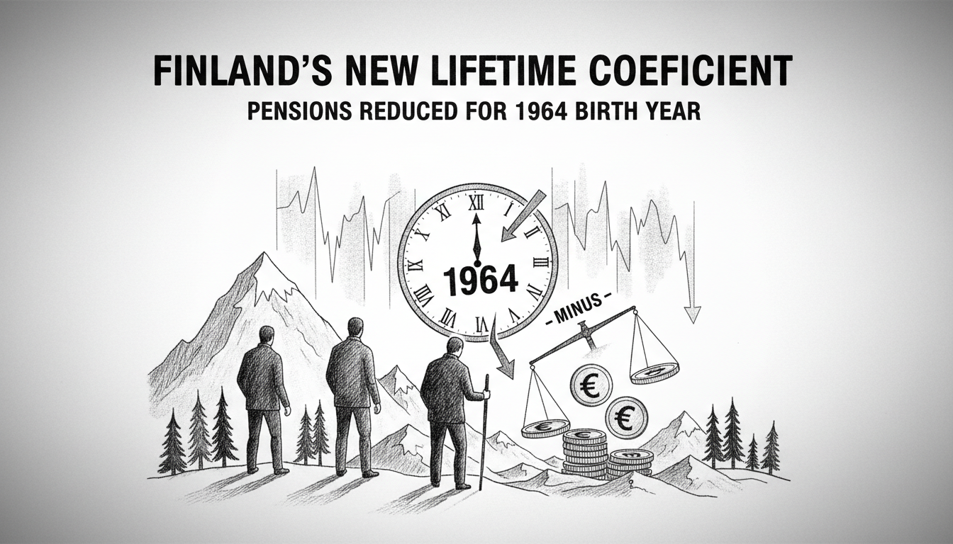 Finland's New Lifetime Coefficient Reduces Pensions for 1964 Birth Year