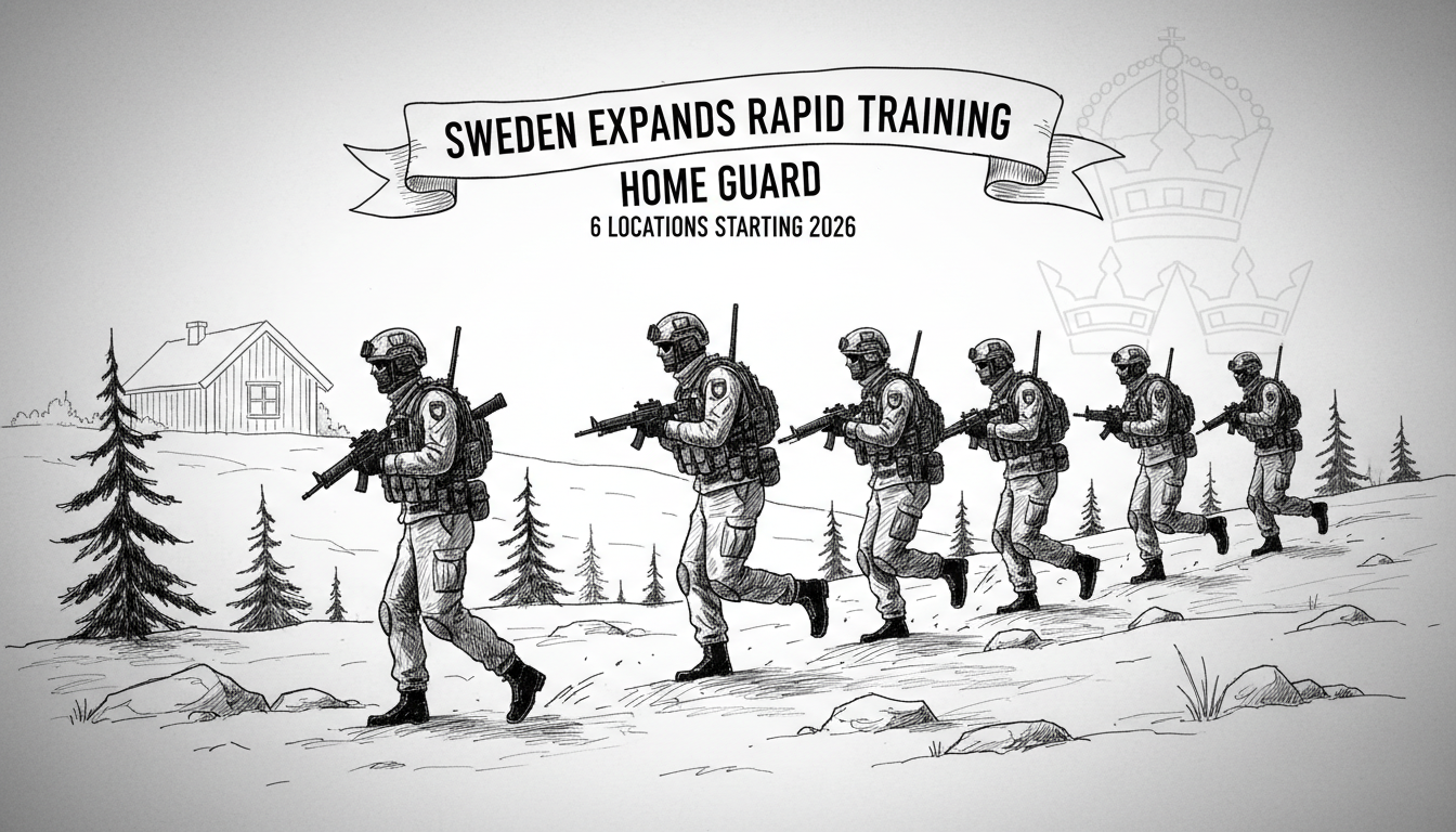 Sweden Expands Rapid Training for Home Guard Volunteers