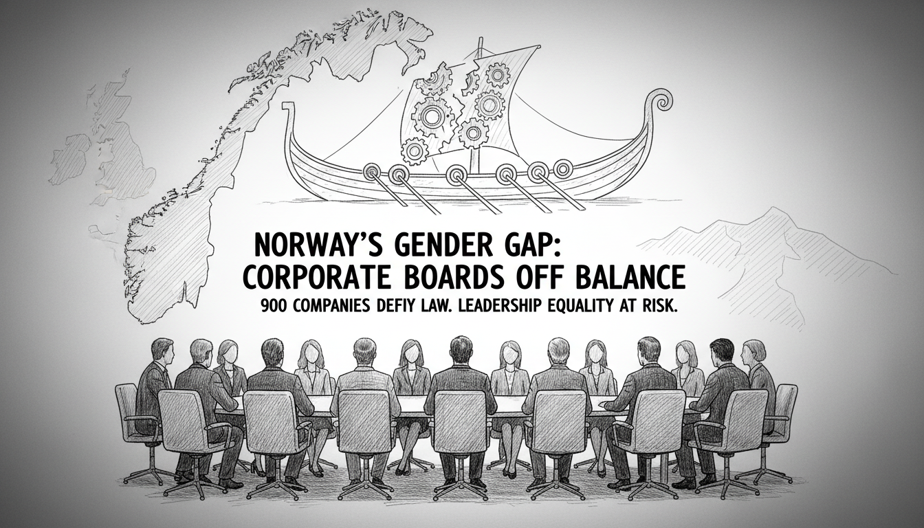 Major Norwegian Companies Still Missing Gender Balance Requirements