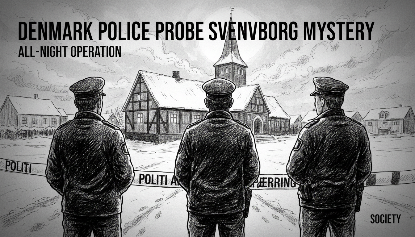 Denmark Police Probe Svendborg Mystery: All-Night Operation