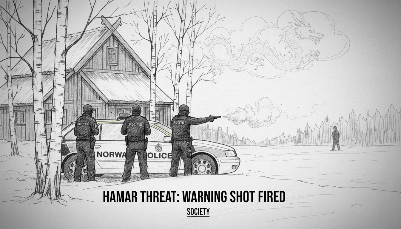 Norway Police Fire 1 Warning Shot in Hamar Threat