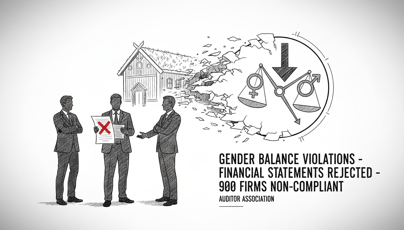 Auditors Required to Reject Financial Statements Over Gender Balance Violations