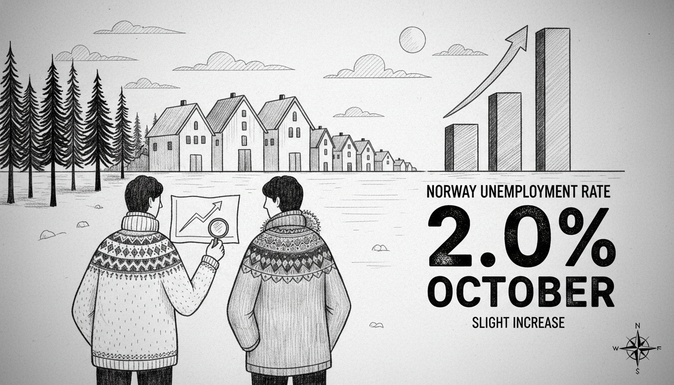 Norway Unemployment Rate Rises to 2 Percent in October