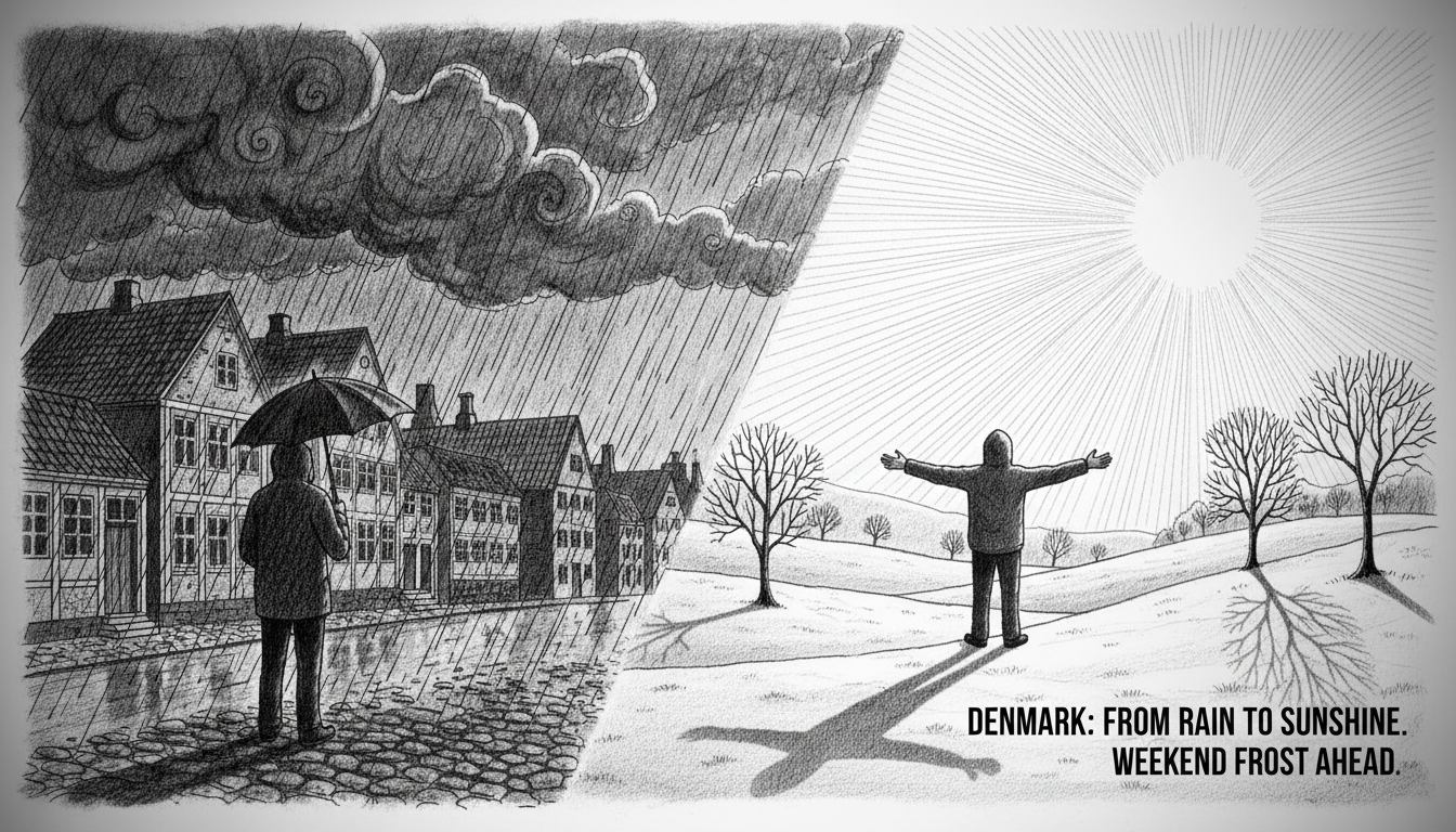 Denmark Weather Pattern Shifts from Rain to Weekend Sunshine