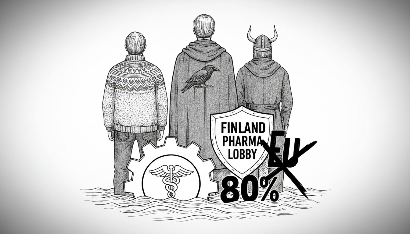 Finland Pharma Lobby Fights EU's 80% Wastewater Cost Rule