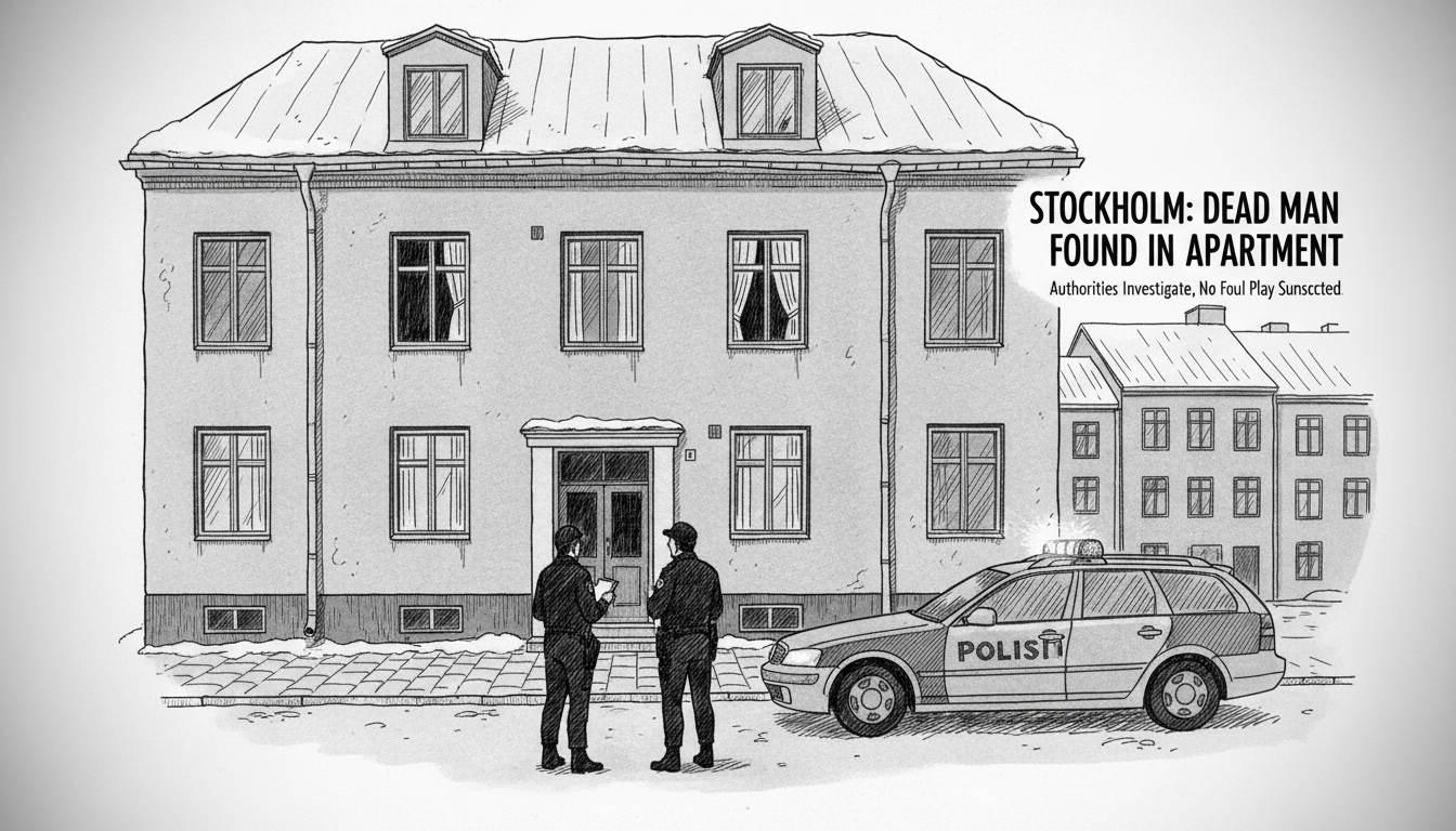 Dead Man Found in Stockholm Apartment