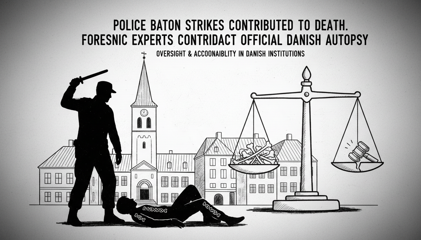 Police Baton Strikes Contributed to Death, Forensic Experts Argue in Danish Case
