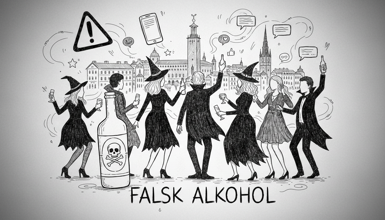 Sweden fake alcohol warning after Halloween parties