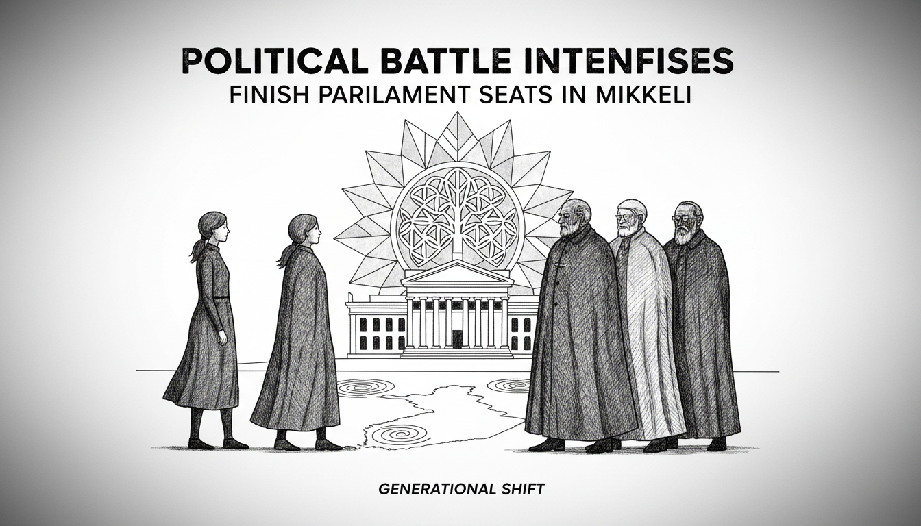 Political Battle Intensifies for Finnish Parliament Seats in Mikkeli