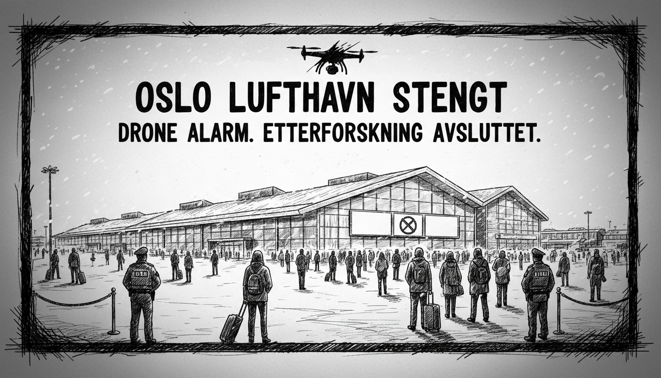 Oslo Airport Shut Down by Drone Alarm as Police Close Investigation