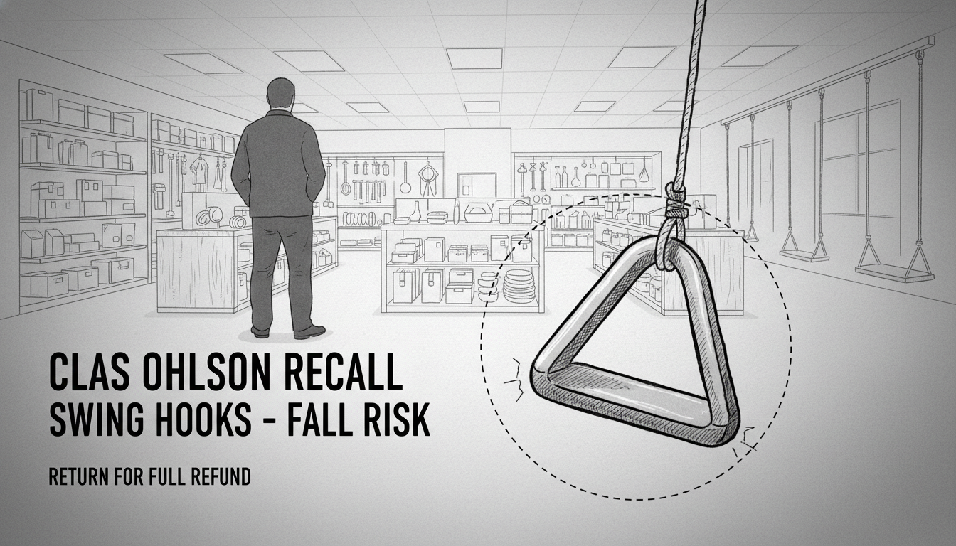 Swedish Retailer Recalls Swing Hooks Over Safety Concerns